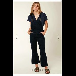 NWT O’Neill Navy Blue Corduroy Adeline Overalls - 29